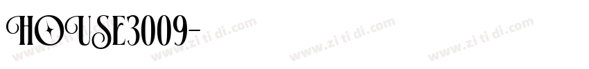 HOUSE3009字体转换