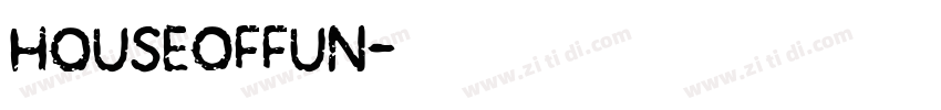 HouseOfFun字体转换
