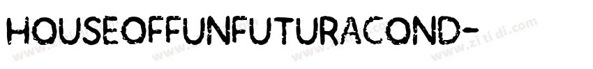 HouseOfFunFuturaCond字体转换
