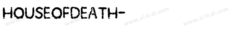 HouseofDeath字体转换