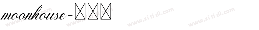 moonhouse字体转换