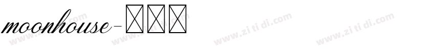 moonhouse字体转换