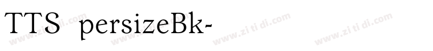 TTSupersizeBk字体转换