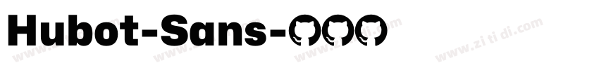 Hubot-Sans字体转换