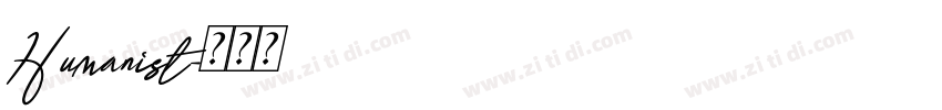 Humanist字体转换