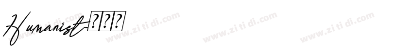 Humanist字体转换