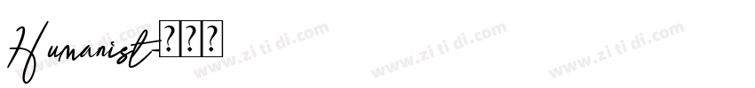 Humanist字体转换