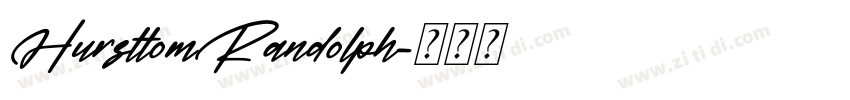 HursttomRandolph字体转换