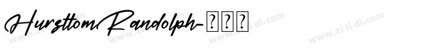 HursttomRandolph字体转换