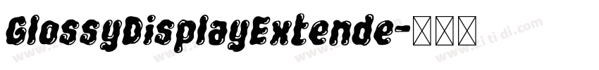GlossyDisplayExtende字体转换
