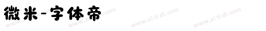 微米字体转换