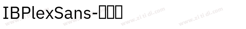 IBPlexSans字体转换