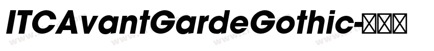 ITCAvantGardeGothic字体转换