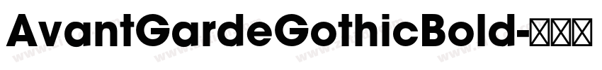 AvantGardeGothicBold字体转换