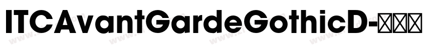 ITCAvantGardeGothicD字体转换 ITCAvantGardeGothicD字体转换