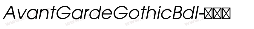 AvantGardeGothicBdI字体转换 AvantGardeGothicBdI字体转换