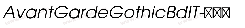 AvantGardeGothicBdIT字体转换 AvantGardeGothicBdIT字体转换