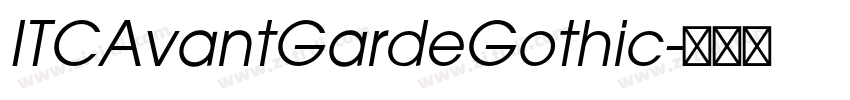 ITCAvantGardeGothic字体转换