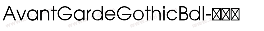 AvantGardeGothicBdI字体转换 AvantGardeGothicBdI字体转换