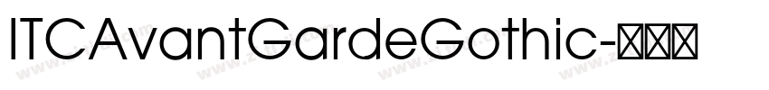 ITCAvantGardeGothic字体转换