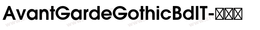 AvantGardeGothicBdIT字体转换 AvantGardeGothicBdIT字体转换