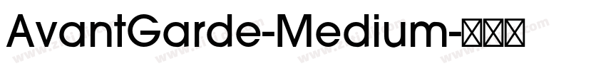 AvantGarde-Medium字体转换