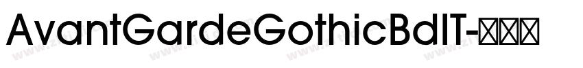 AvantGardeGothicBdIT字体转换 AvantGardeGothicBdIT字体转换