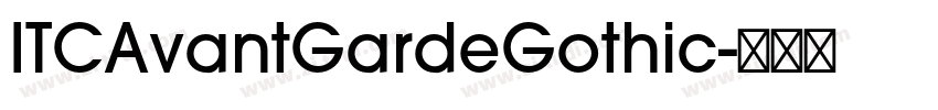 ITCAvantGardeGothic字体转换