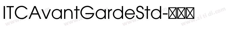 ITCAvantGardeStd字体转换 ITCAvantGardeStd字体转换