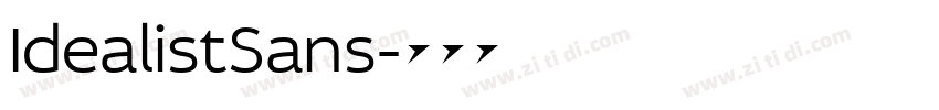 IdealistSans字体转换
