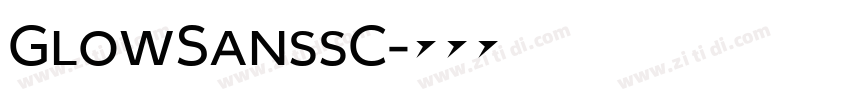GlowSanssC字体转换