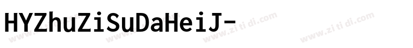 HYZhuZiSuDaHeiJ字体转换