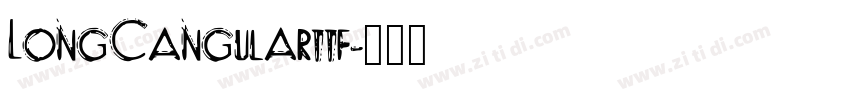 LongCangularttf字体转换