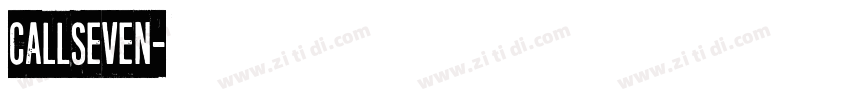 CallSeven字体转换