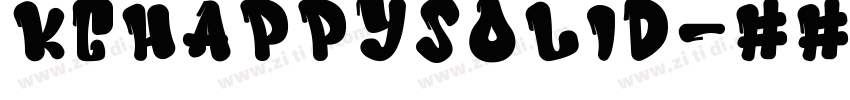 KGHAPPYSolid字体转换