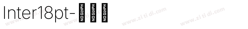 Inter18pt字体转换