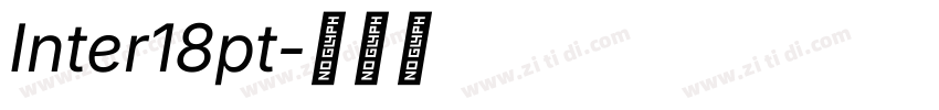 Inter18pt字体转换
