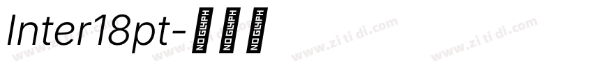 Inter18pt字体转换
