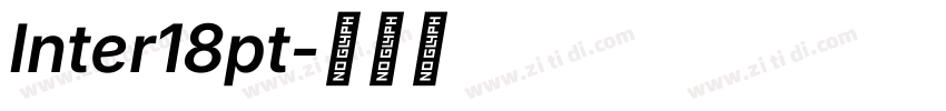 Inter18pt字体转换