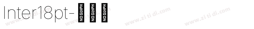 Inter18pt字体转换