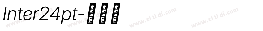 Inter24pt字体转换