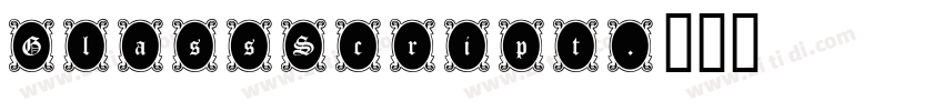 GlassScript字体转换