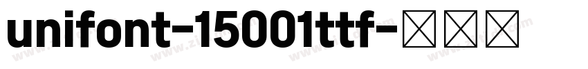 unifont-15001ttf字体转换