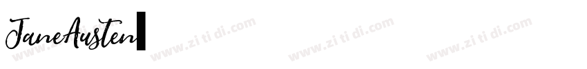 JaneAusten字体转换