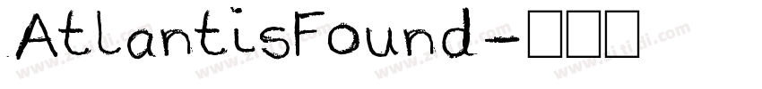 AtlantisFound字体转换