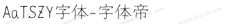 AaTSZY字体字体转换