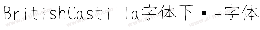 BritishCastilla字体下载字体转换
