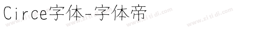 Circe字体字体转换