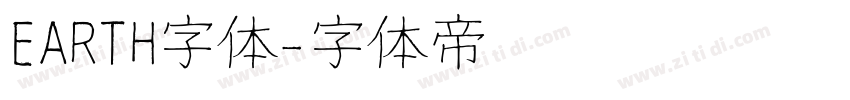 EARTH字体字体转换