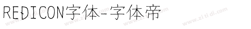 REDICON字体字体转换